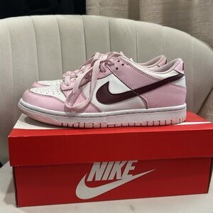 Nike Dunk Low Pink Foam Red White (GS)